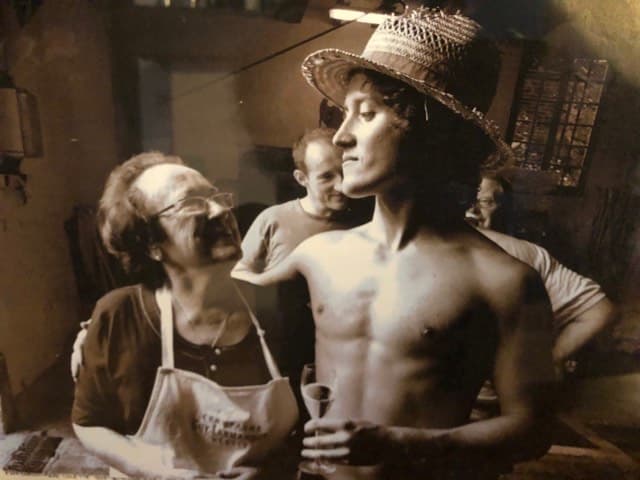 Colette Larmandier avec son petit-fils Pierre-Louis